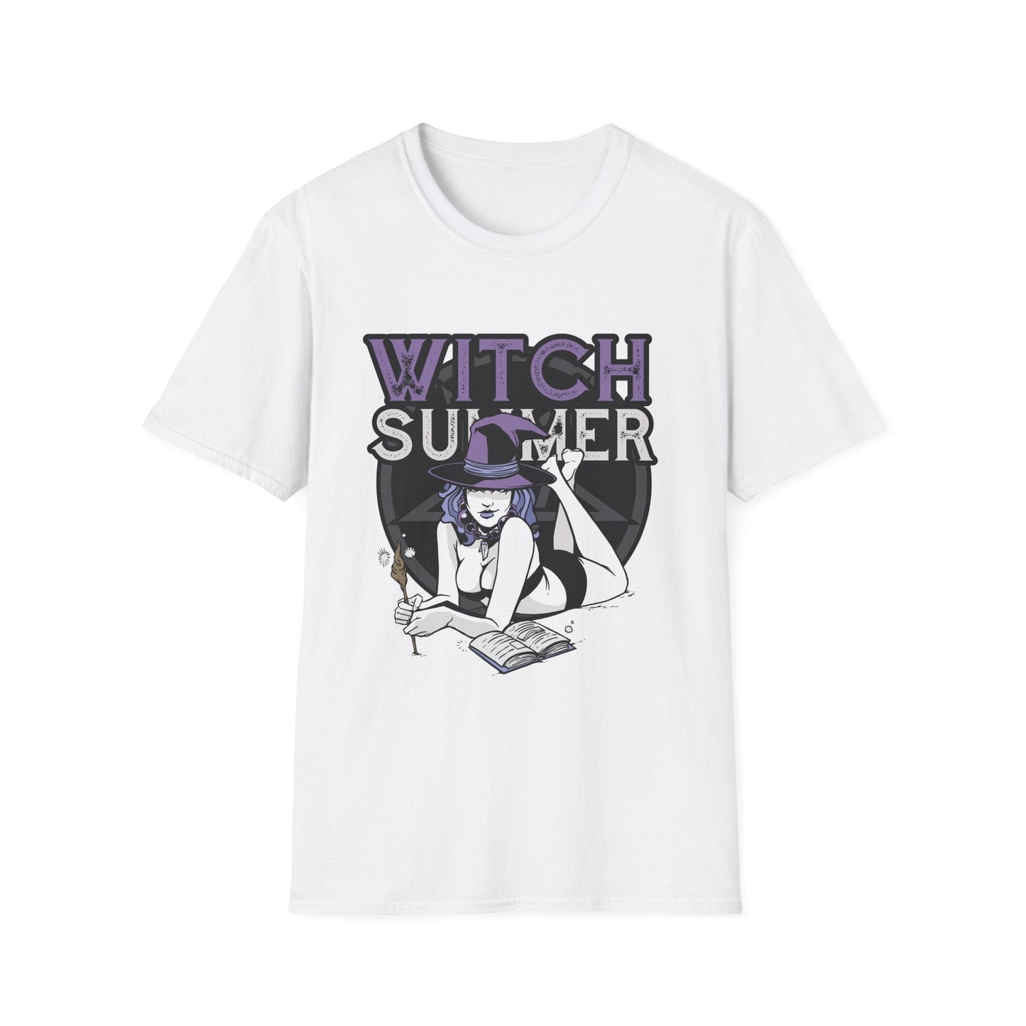Hot Witch Summer Softstyle Tee - Starry Skies Austin