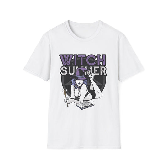 Hot Witch Summer Softstyle Tee - Starry Skies Austin