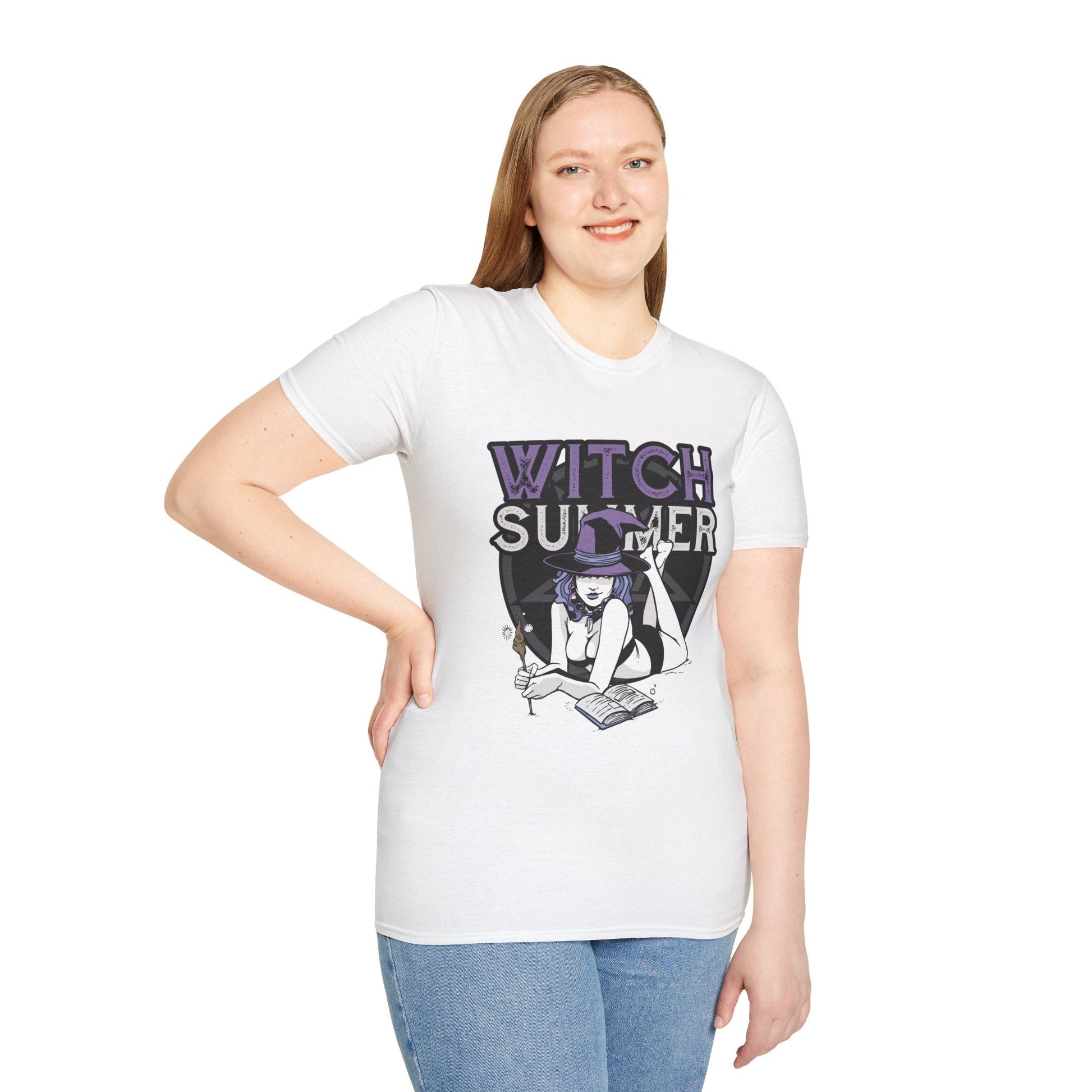 Hot Witch Summer Softstyle Tee - Starry Skies Austin