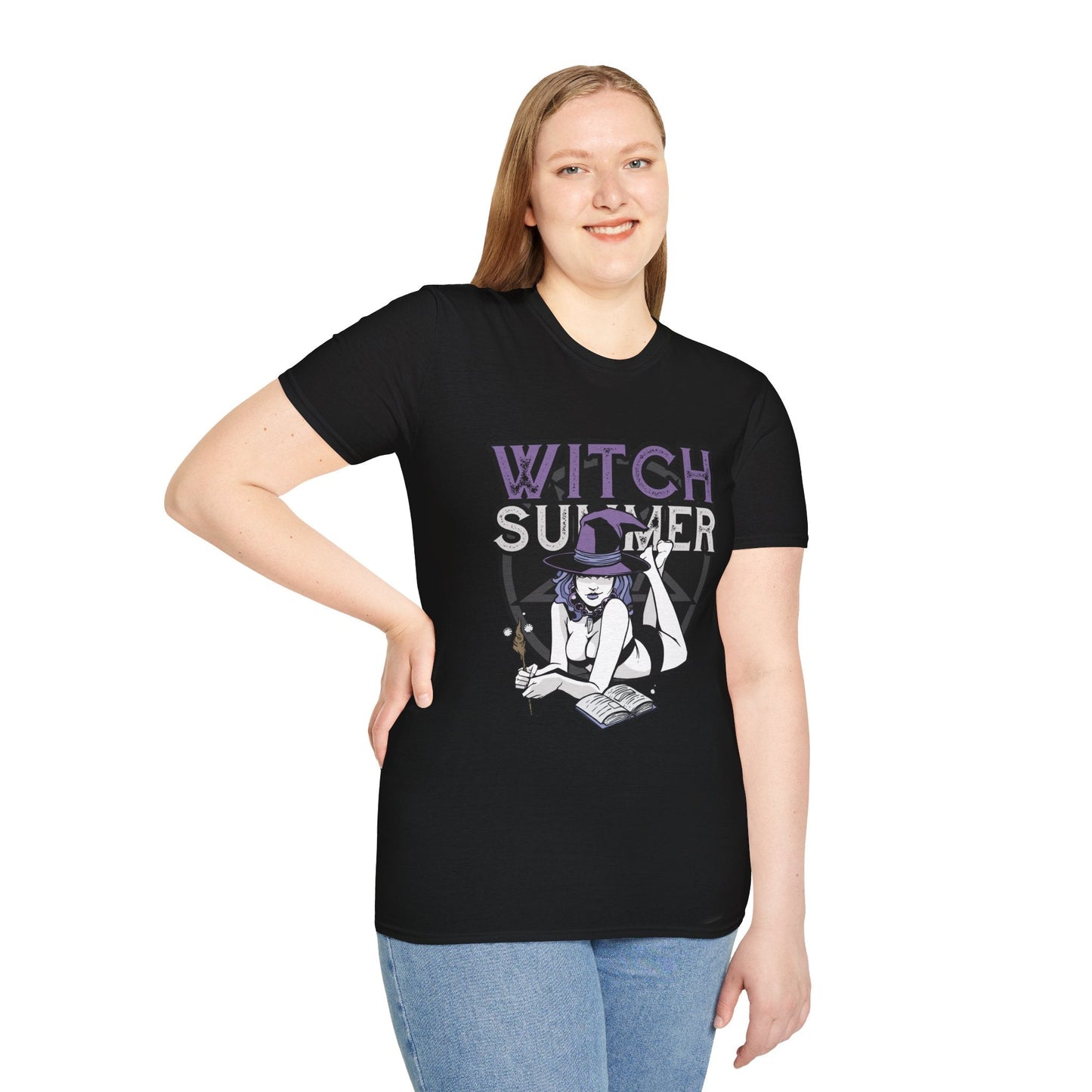 Hot Witch Summer Softstyle Tee - Starry Skies Austin