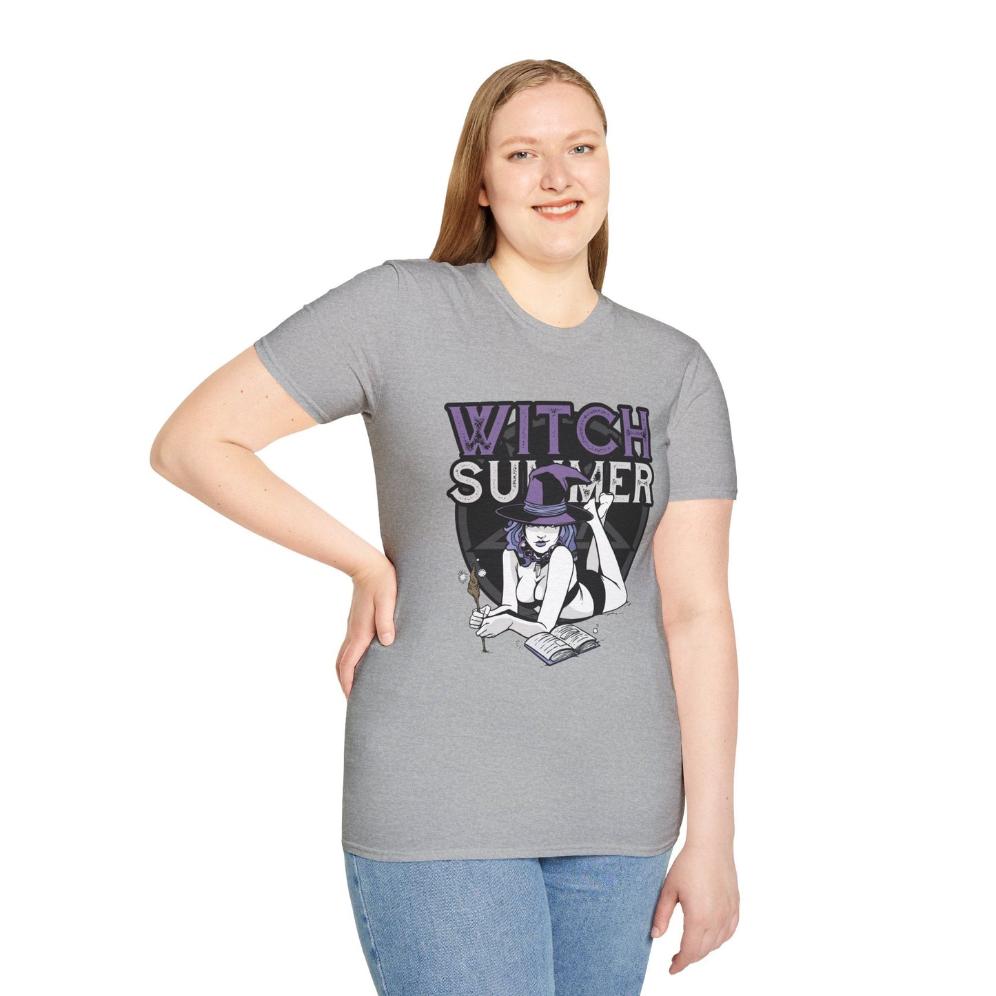 Hot Witch Summer Softstyle Tee - Starry Skies Austin