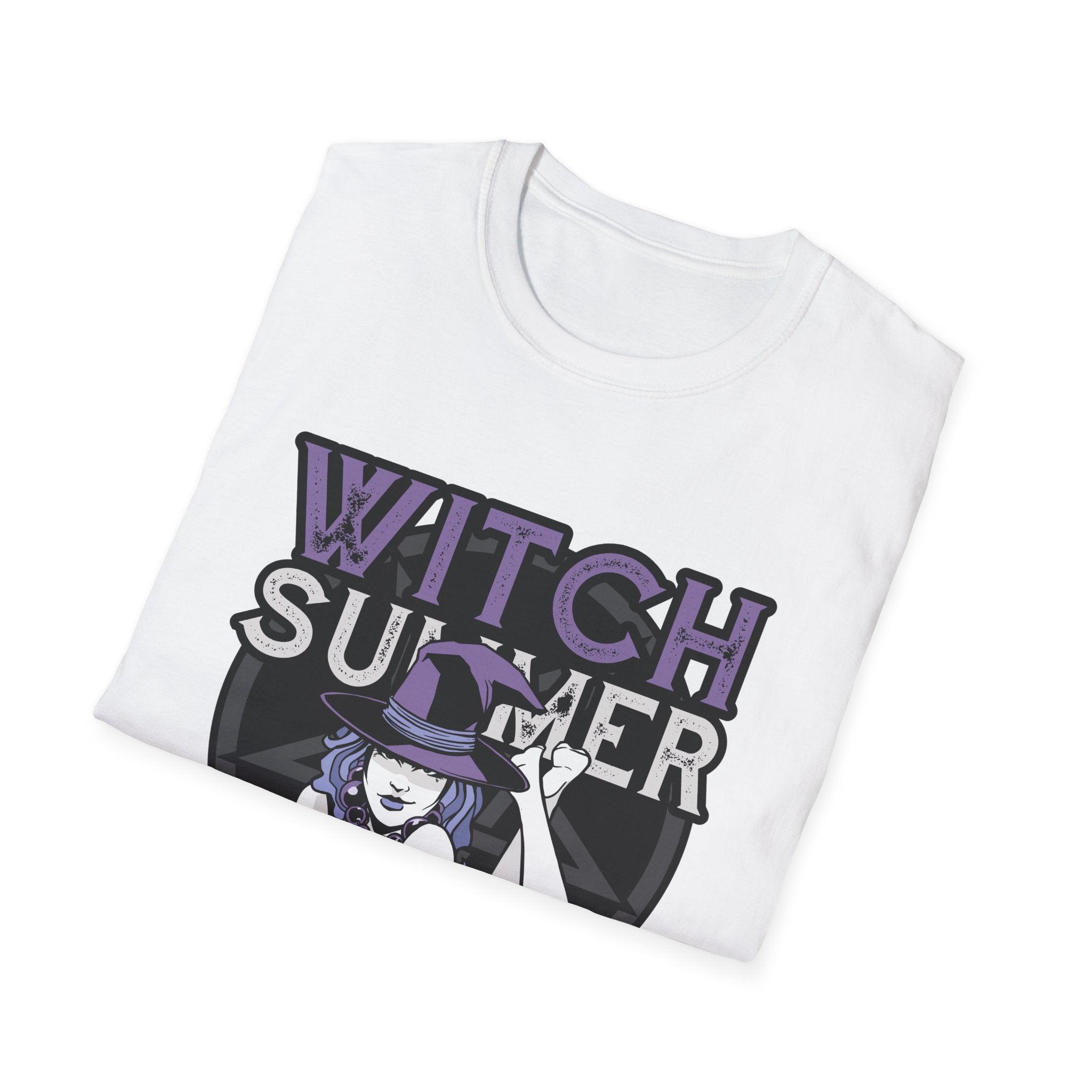 Hot Witch Summer Softstyle Tee - Starry Skies Austin