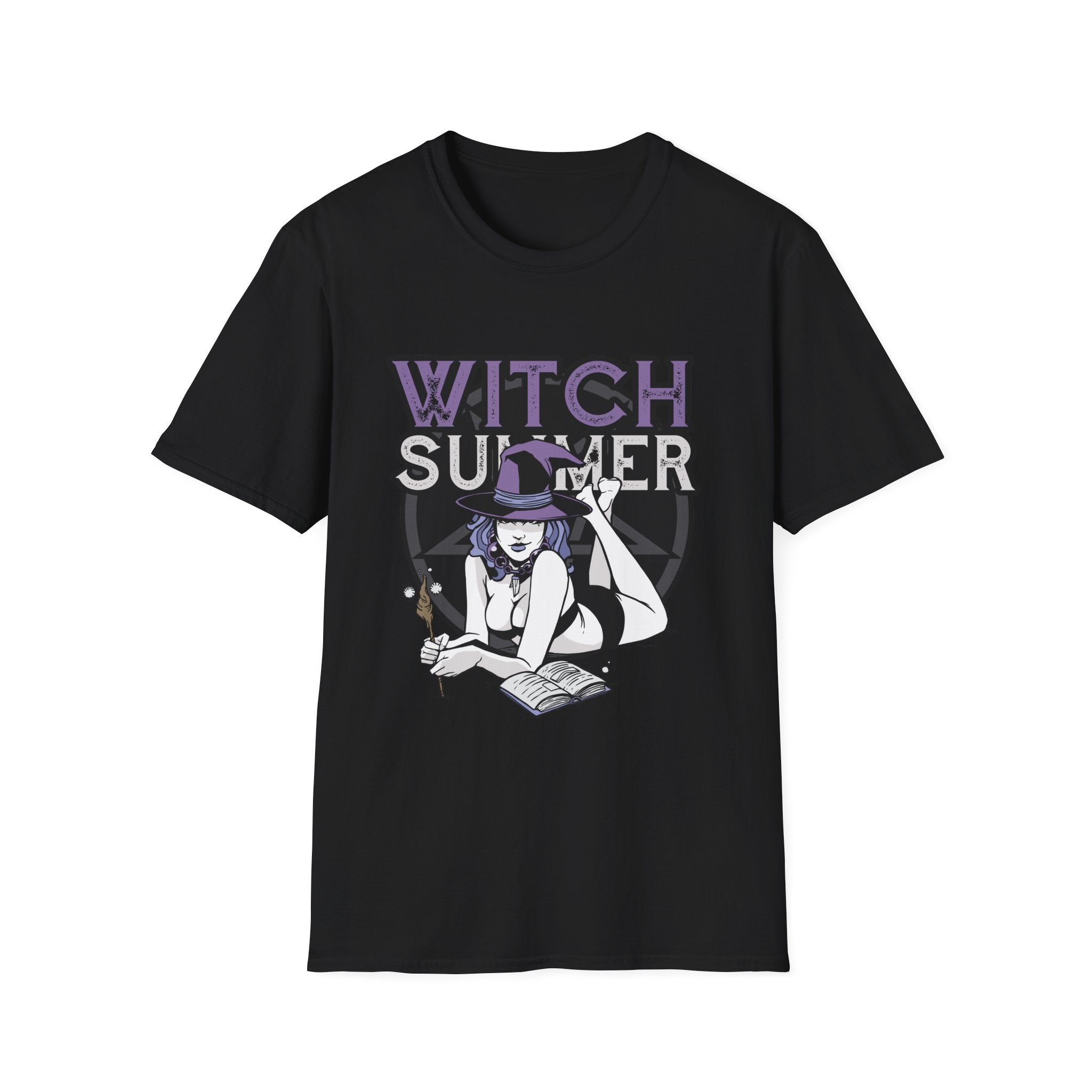 Hot Witch Summer Softstyle Tee - Starry Skies Austin