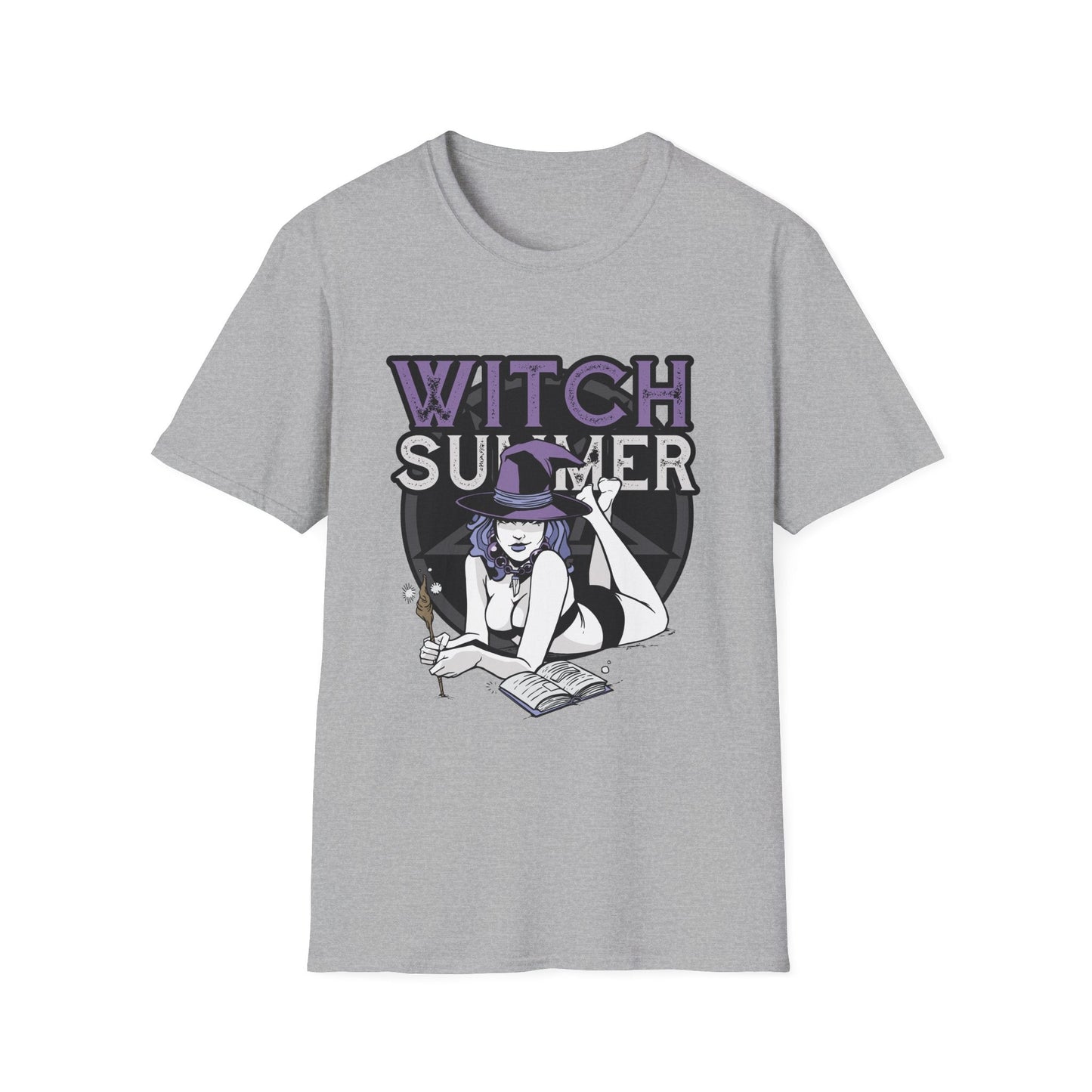 Hot Witch Summer Softstyle Tee - Starry Skies Austin