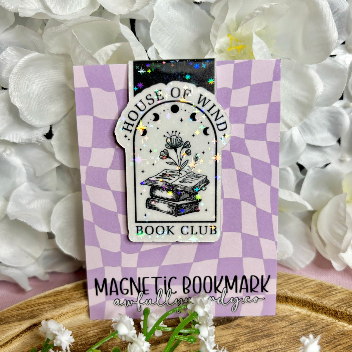 House of Wind Book Club Magnetic Bookmark - Starry Skies Austin