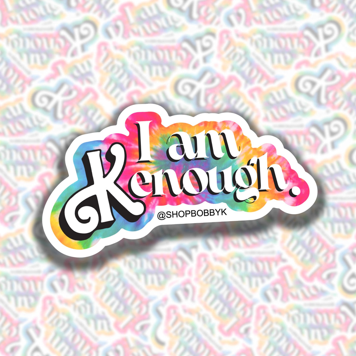I Am Kenough Sticker - Starry Skies Austin