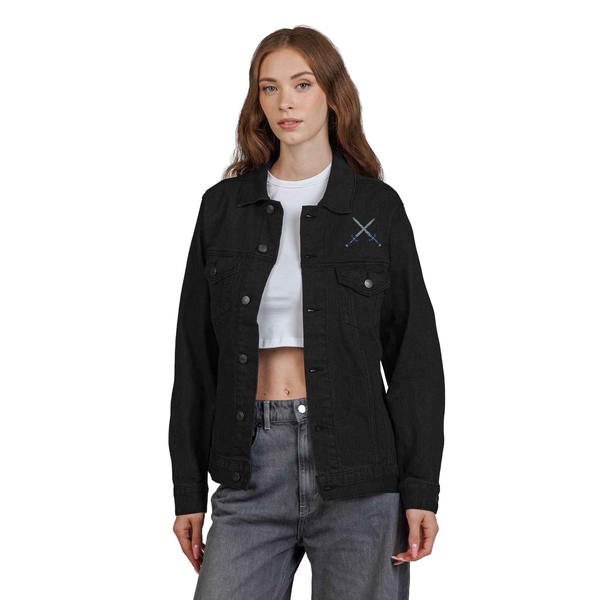 I Am Your Sword Denim Jacket | Official Penn Cole Merchandise - Starry Skies Austin