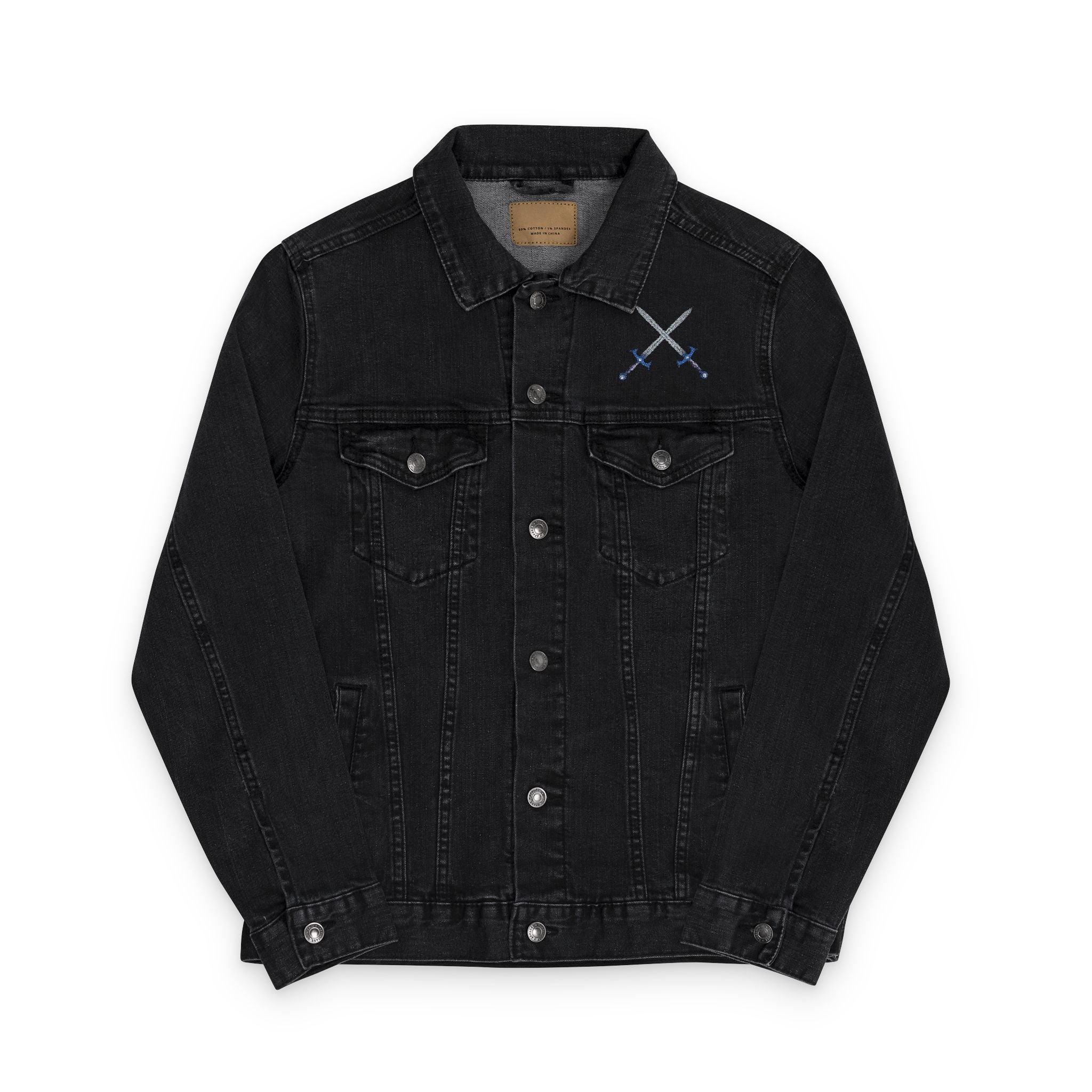 I Am Your Sword Denim Jacket | Official Penn Cole Merchandise - Starry Skies Austin