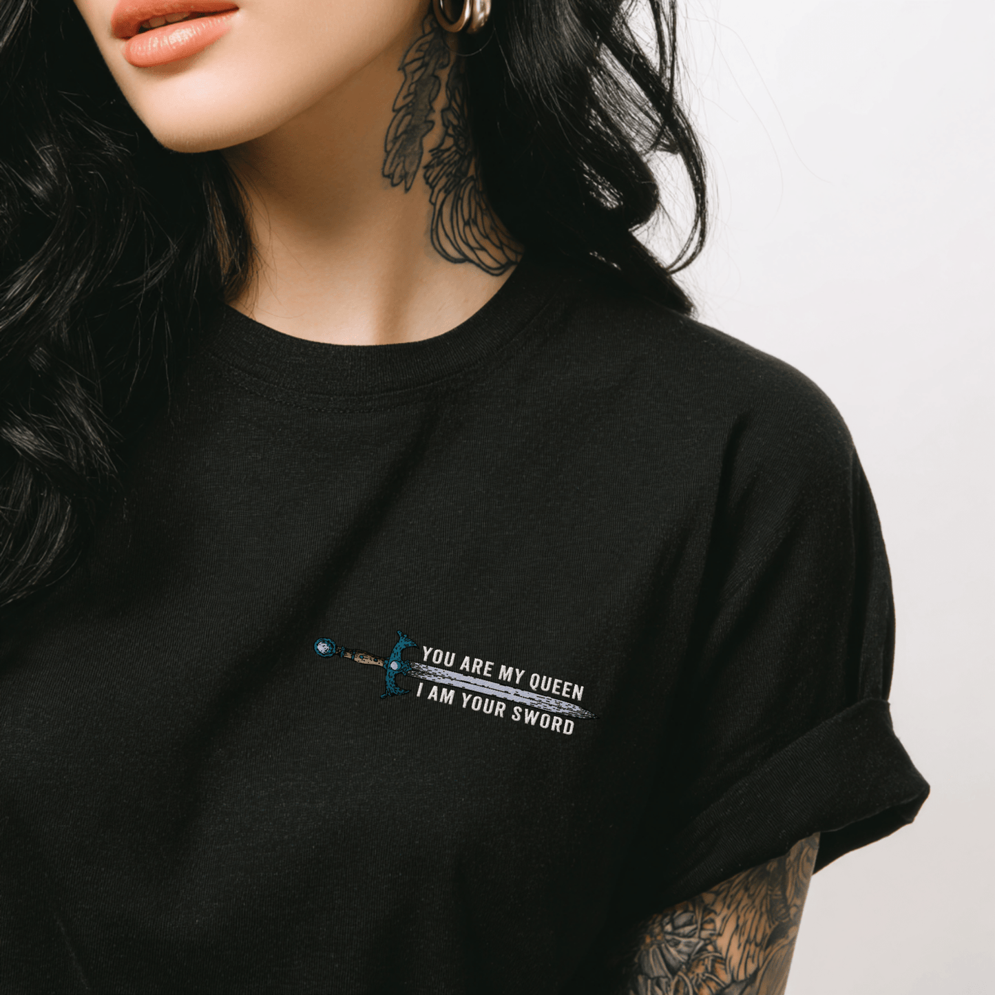 I Am Your Sword Embroidered Tee | Official Penn Cole Merchandise - Starry Skies Austin