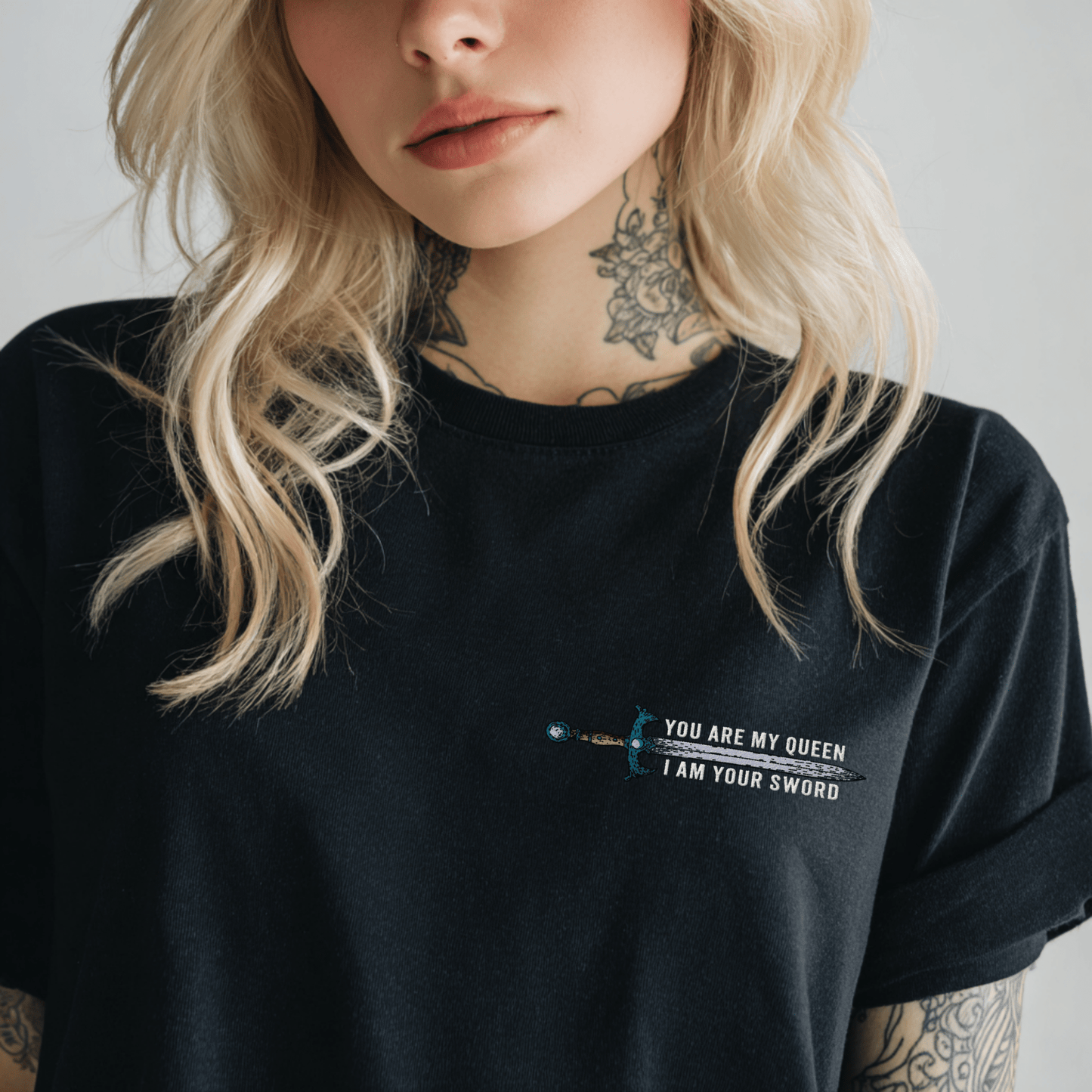I Am Your Sword Embroidered Tee | Official Penn Cole Merchandise - Starry Skies Austin
