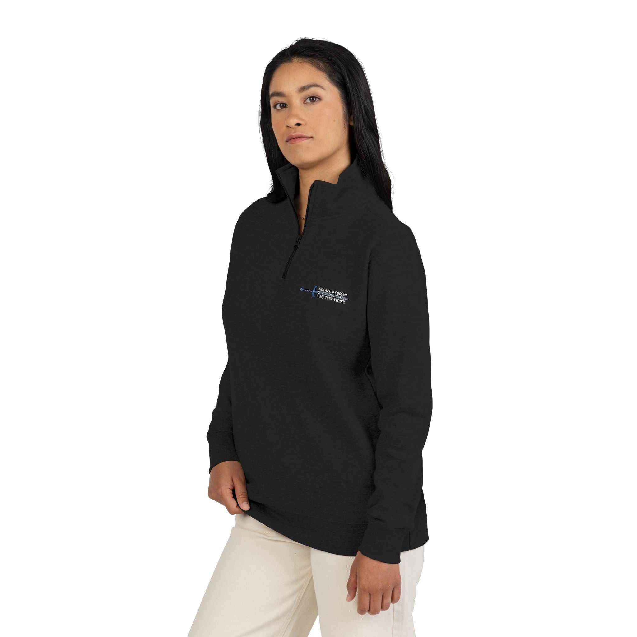 I Am Your Sword Half Zip Sweatshirt | Official Penn Cole Merchandise - Starry Skies Austin