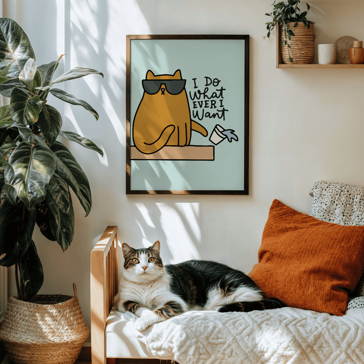 I Do What Ever I Want Unframed Art Print - Starry Skies Austin