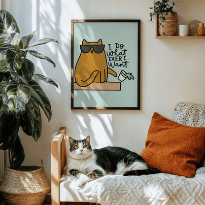 I Do What Ever I Want Unframed Art Print - Starry Skies Austin