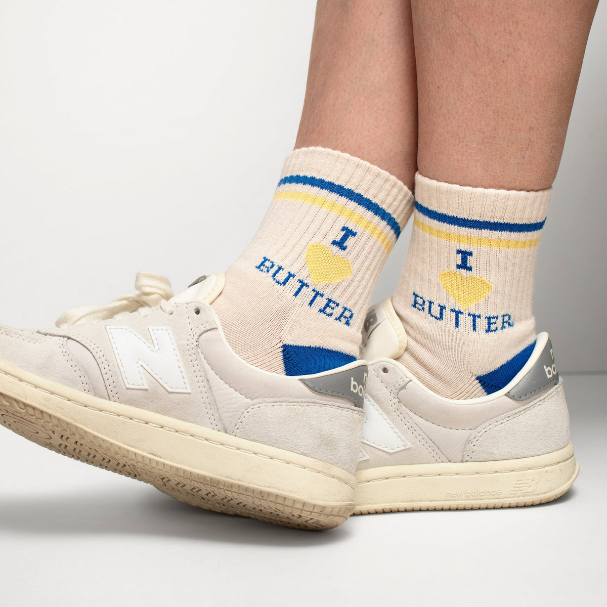 I Heart Butter Quarter Crew Socks - Starry Skies Austin
