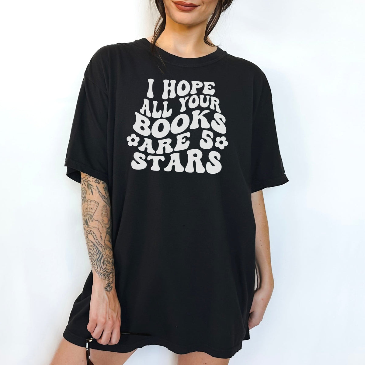 I Hope All Your Books Are 5 Stars Heavyweight Comfort Colors Shirt - Starry Skies Austin