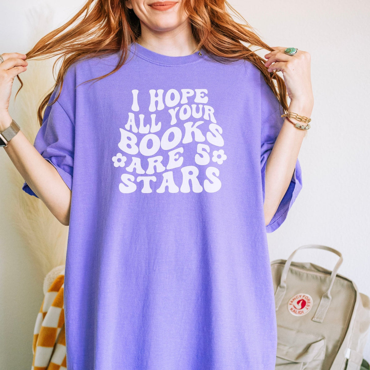 I Hope All Your Books Are 5 Stars Heavyweight Comfort Colors Shirt - Starry Skies Austin