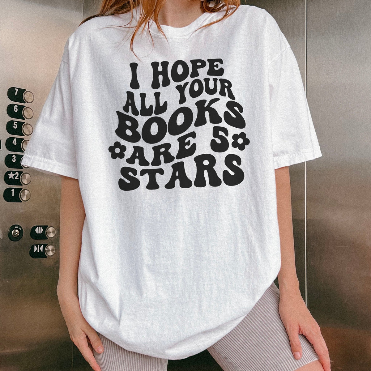 I Hope All Your Books Are 5 Stars Heavyweight Comfort Colors Shirt - Starry Skies Austin
