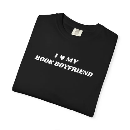 I Love My Book Boyfriend Comfort Colors Tee - Starry Skies Austin