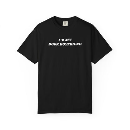 I Love My Book Boyfriend Comfort Colors Tee - Starry Skies Austin