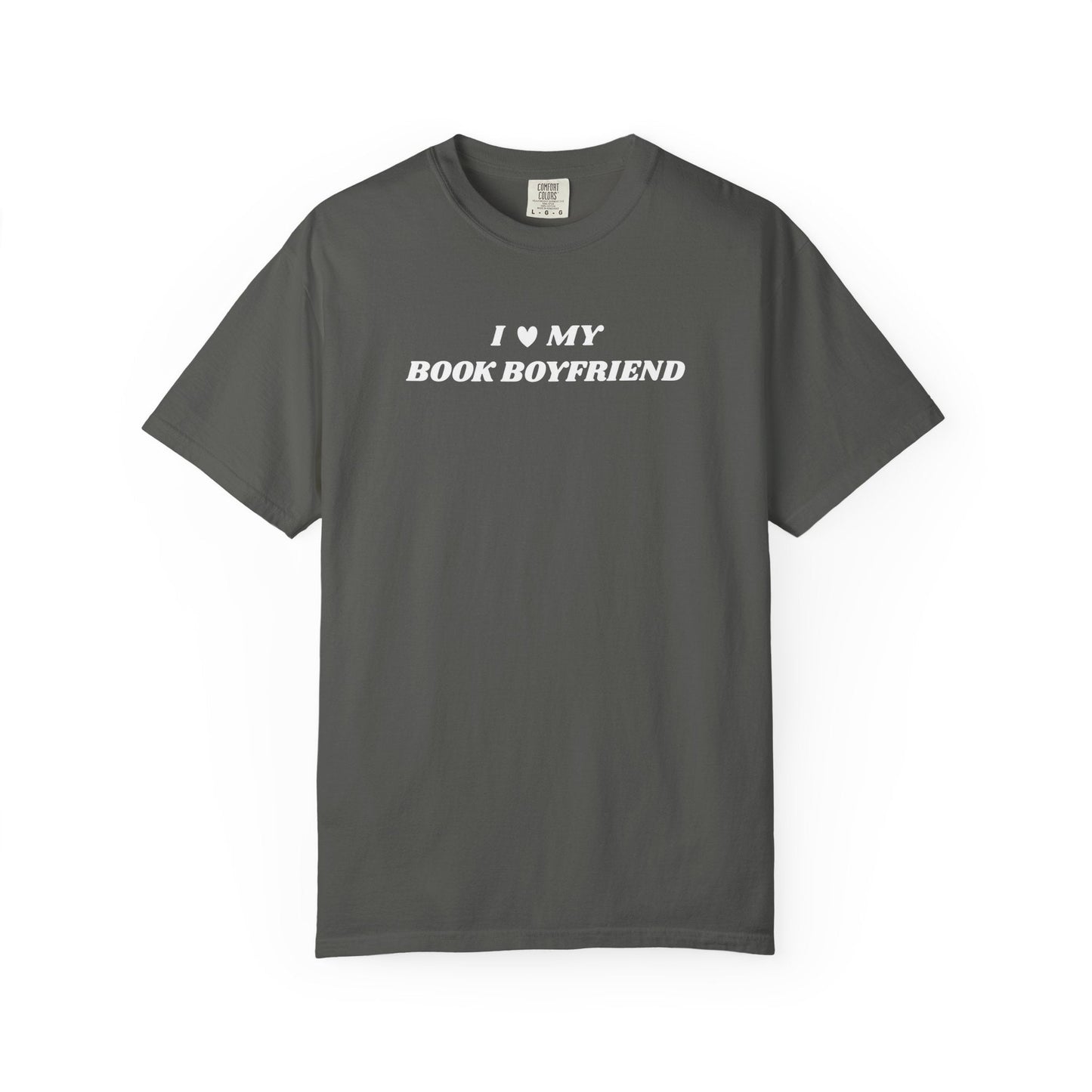 I Love My Book Boyfriend Comfort Colors Tee - Starry Skies Austin