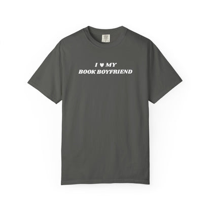I Love My Book Boyfriend Comfort Colors Tee - Starry Skies Austin