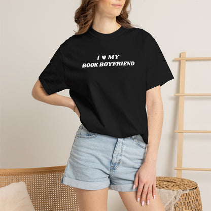 I Love My Book Boyfriend Comfort Colors Tee - Starry Skies Austin