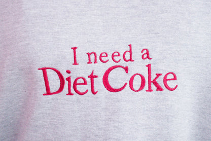 "I Need a Diet Coke" - Embroidered Top - Starry Skies Austin