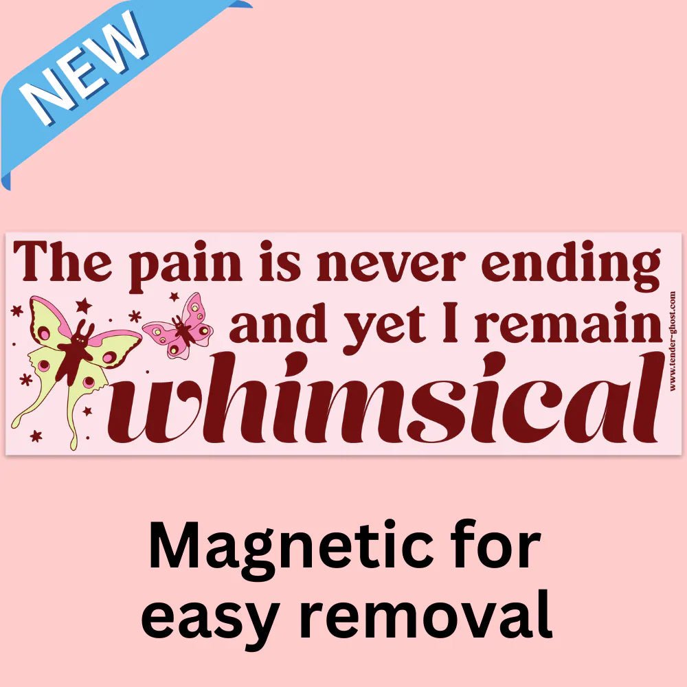 I remain whimsical bumper magnet - Starry Skies Austin