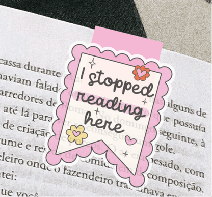 I Stopped Reading Here Magnetic Bookmark - Starry Skies Austin