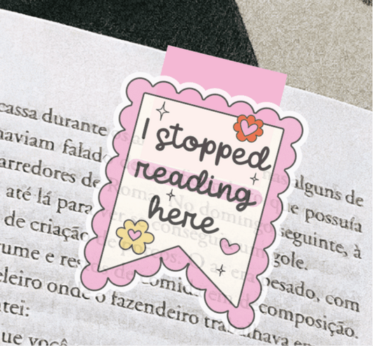 I Stopped Reading Here Magnetic Bookmark - Starry Skies Austin