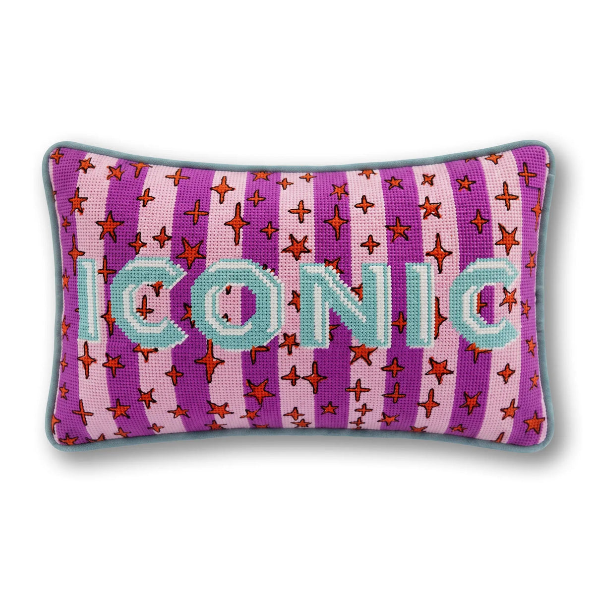 Iconic Needlepoint Pillow - Starry Skies Austin