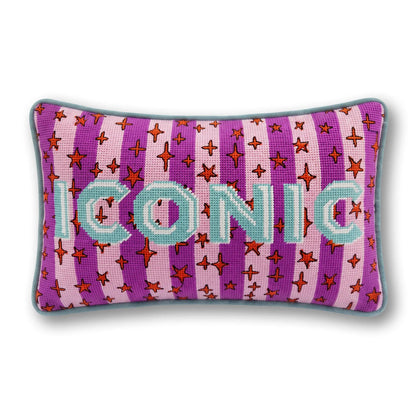 Iconic Needlepoint Pillow - Starry Skies Austin