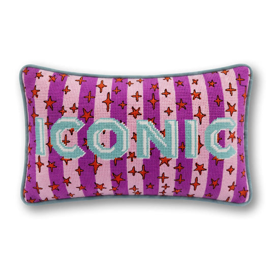 Iconic Needlepoint Pillow - Starry Skies Austin