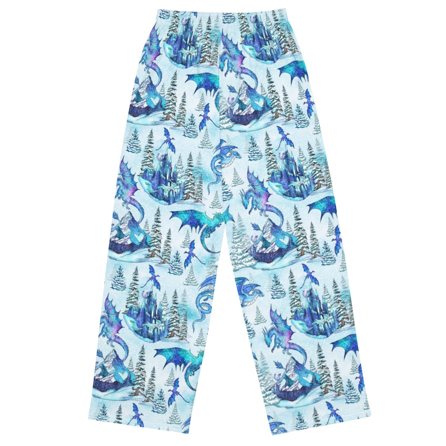 Icy Dragon wide - leg pants - Starry Skies Austin