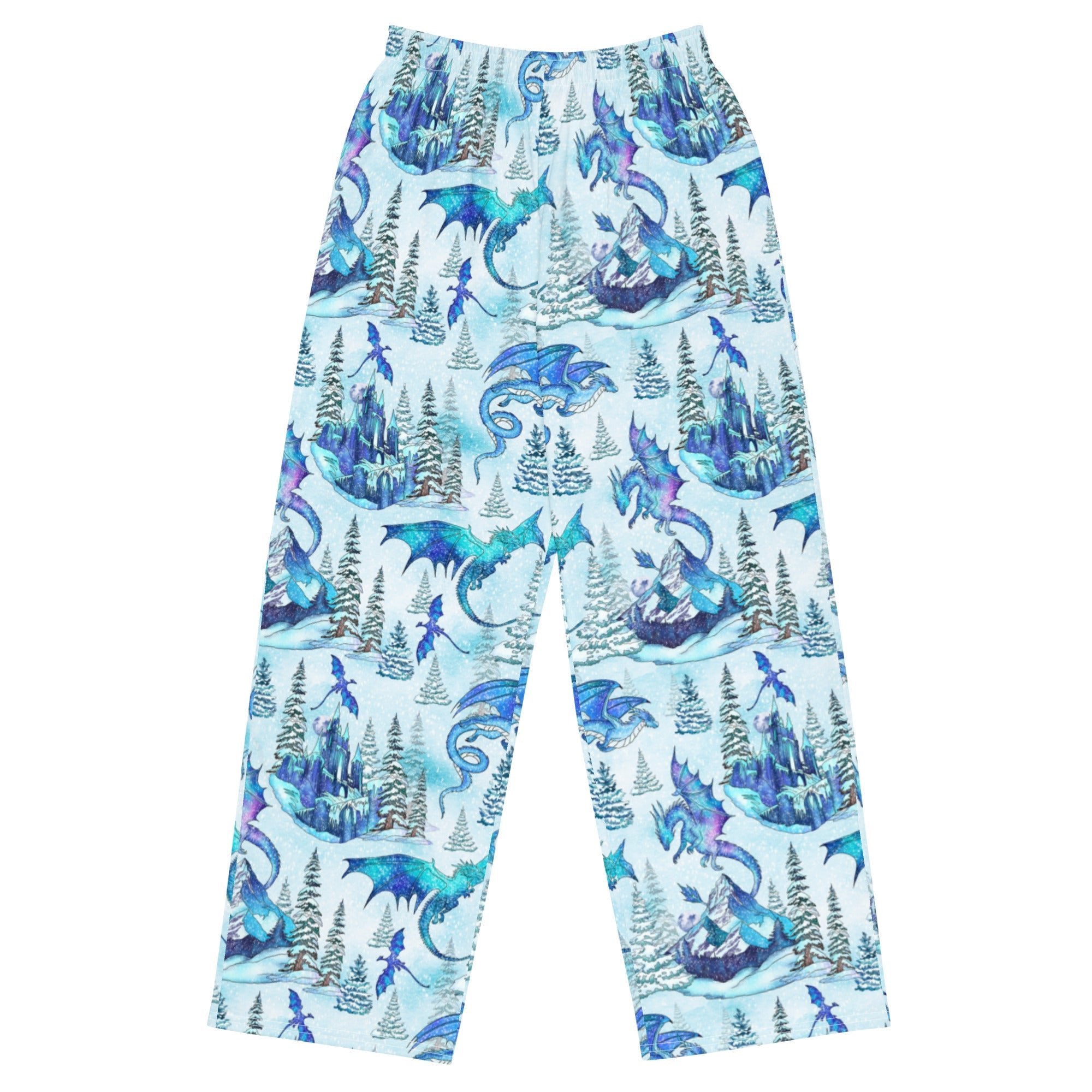 Icy Dragon wide - leg pants - Starry Skies Austin