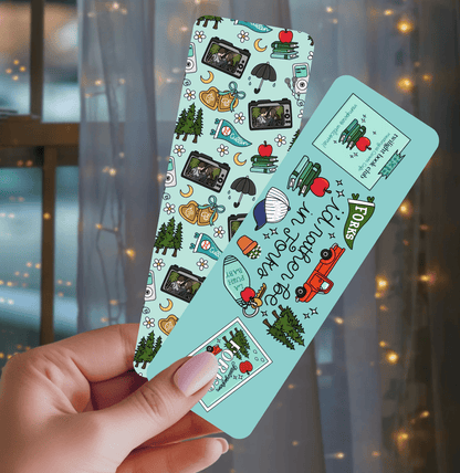 I'd Rather be in Forks Dual-Sided Cardstock Bookmark - Starry Skies Austin
