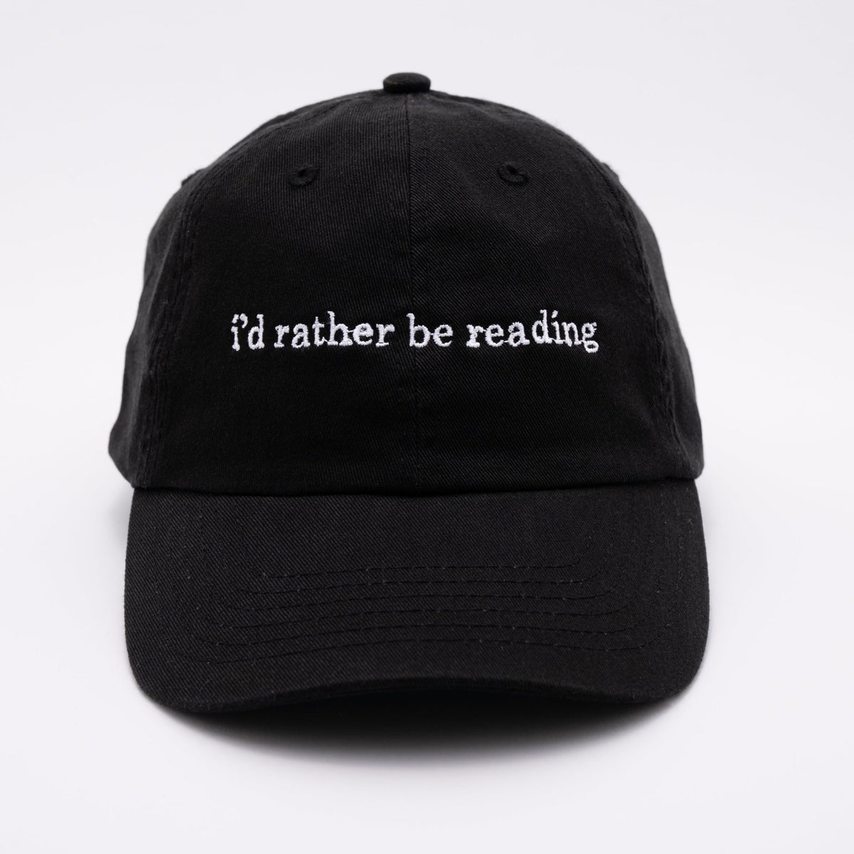 I'd Rather Be Reading Baseball Hat - Starry Skies Austin