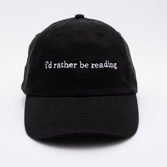 I'd Rather Be Reading Baseball Hat - Starry Skies Austin