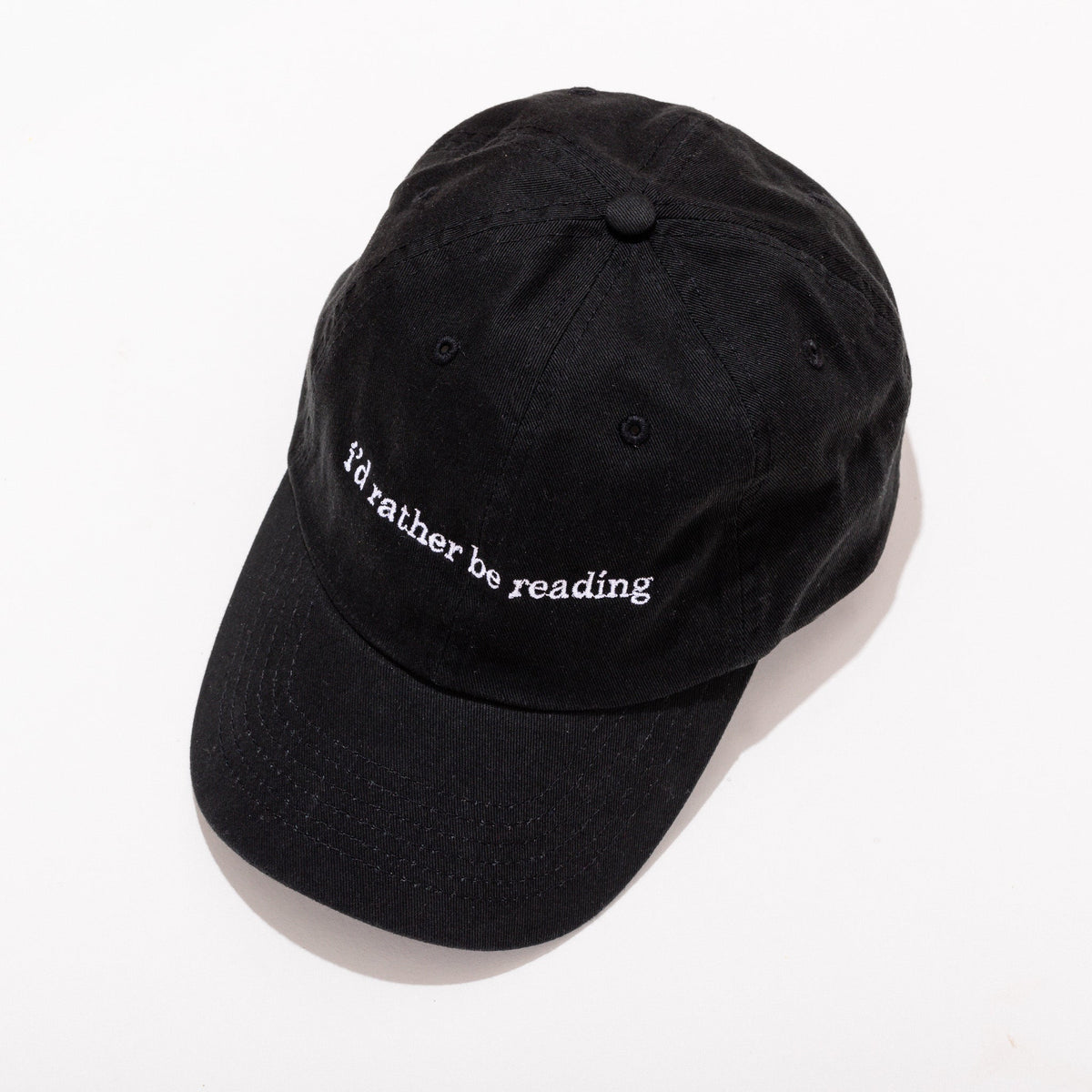 I'd Rather Be Reading Baseball Hat - Starry Skies Austin
