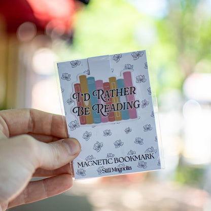I'd Rather Be Reading - Magnetic Bookmark - Starry Skies Austin