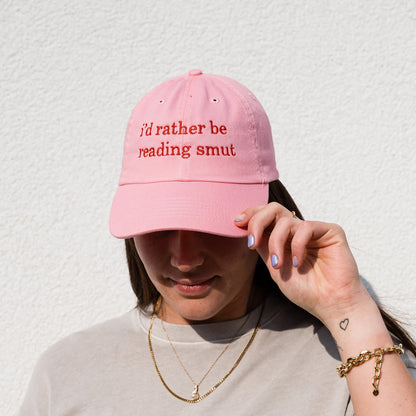 I'd Rather Be Reading Smut Baseball Hat - Starry Skies Austin
