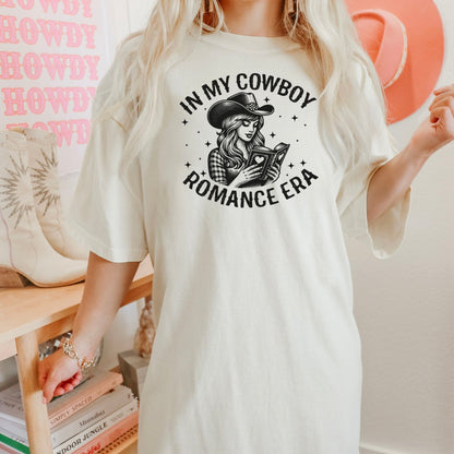 In My Cowboy Romance Era Comfort Colors Shirt - Starry Skies Austin