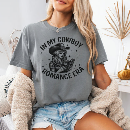 In My Cowboy Romance Era Comfort Colors Shirt - Starry Skies Austin