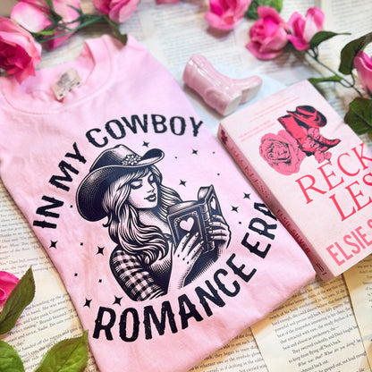 In My Cowboy Romance Era Comfort Colors Shirt - Starry Skies Austin