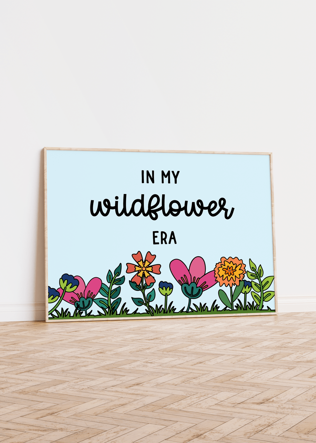 In My Wildflower Era Unframed Art Print - Starry Skies Austin