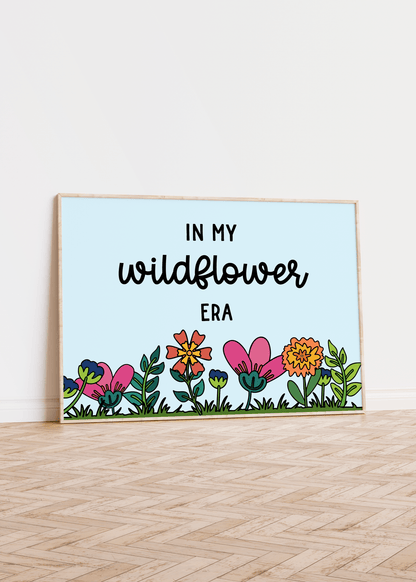 In My Wildflower Era Unframed Art Print - Starry Skies Austin