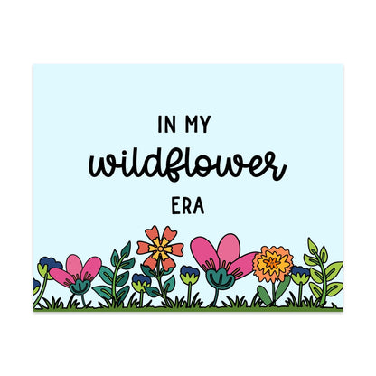 In My Wildflower Era Unframed Art Print - Starry Skies Austin