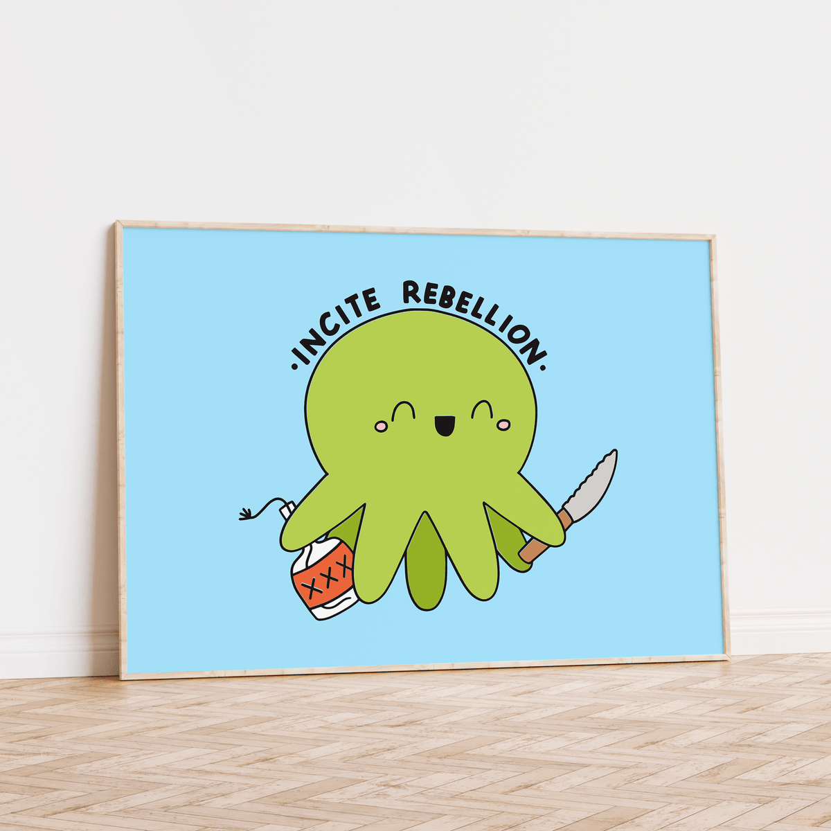 Incite Rebellion Unframed Art Print - Starry Skies Austin