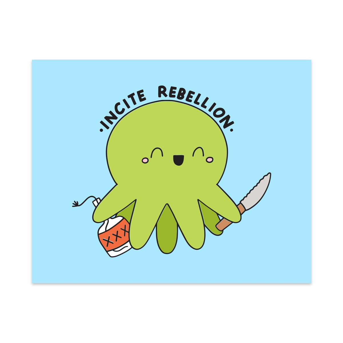 Incite Rebellion Unframed Art Print - Starry Skies Austin