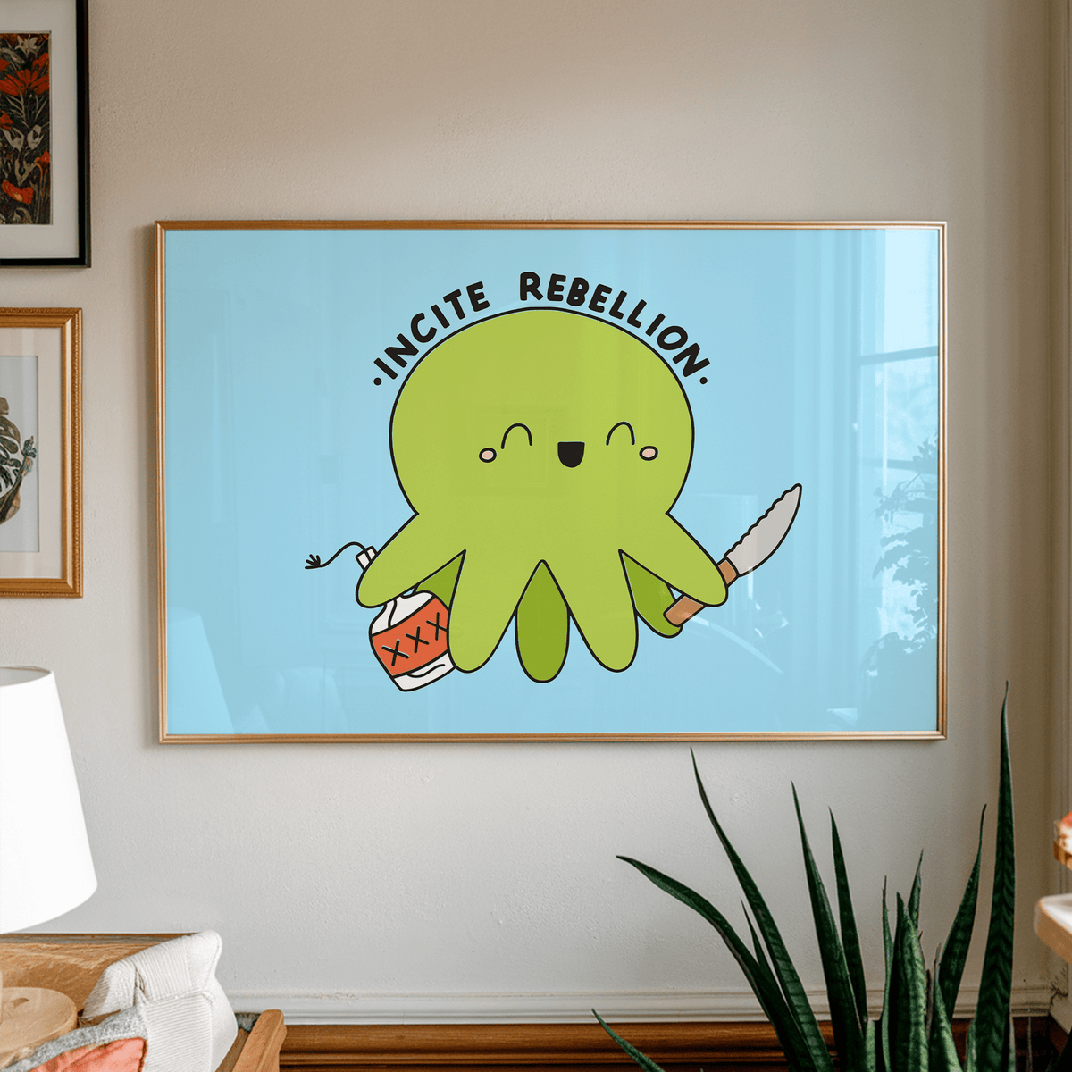 Incite Rebellion Unframed Art Print - Starry Skies Austin